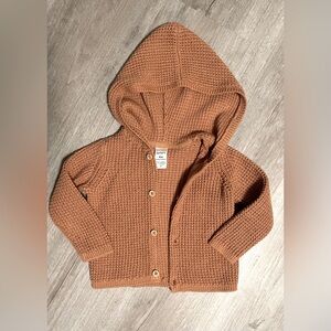 NWOT Carter’s Button Down Baby Cardigan | Pumpkin Orange | 9 M
